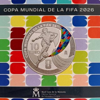 Copa Mundial FIFA 2026 10 Euros Plata