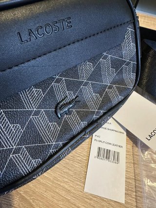 Bandolera Lacoste Monogram Negra