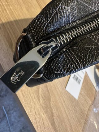 Bandolera Lacoste Monogram Negra