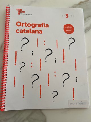 Ortografia catalana 3 Primària Baula
