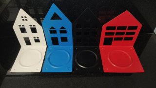Conjunto portavelas Ikea Casitas Metal