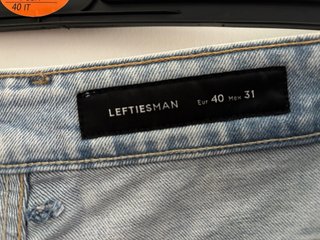 LEFTIES Pantalones Cortos Vaqueros Rotos Talla M