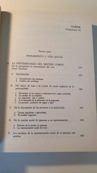 Psicología social II. Serge Moscovici