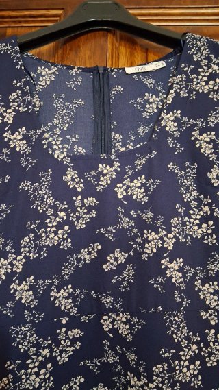 Vestito Oviesse fantasia floreale blu