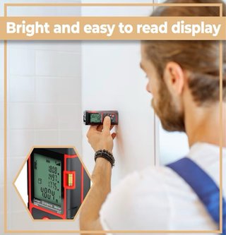 NUEVO! Medidor/ telemetro laser 40m Ip54 a estrena