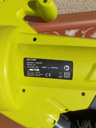 Aspirador/Soplador Eléctrico Jardín
