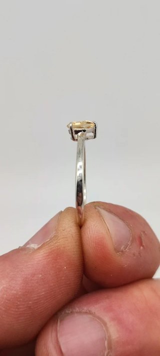 Anillo de Plata Citrino.