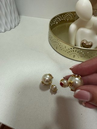 Pendientes Dior Perlas Dorados