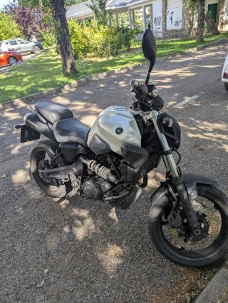 Yamaha MT-03 660cc 2009 Pegatina verde C