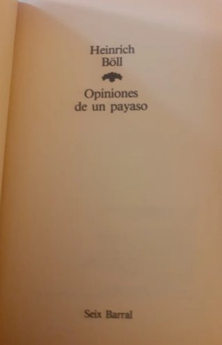 Opiniones de un Payaso