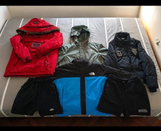 Lote de abrigos /chubasquero/anorak en muy buen