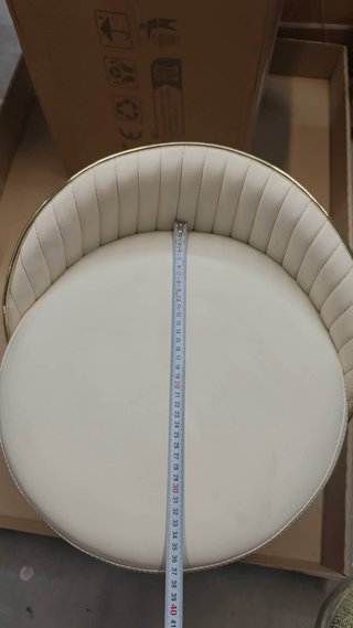 Taburete tocador maquillaje giratorio 360` acolcha