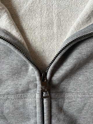 Sudadera Burberry Gris Cremallera