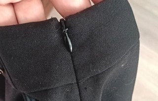 Pantalones cortos negros cintura alta talla 42