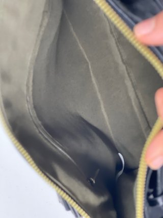 Borsa Pelle Nera con Specchietto