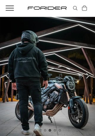 Sudadera Forider NOT A ROUTINE Negra