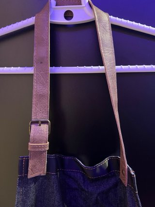 Delantal Profesional de Barbería Denim Vintage