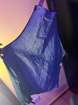 Delantal Profesional de Barbería Denim Vintage