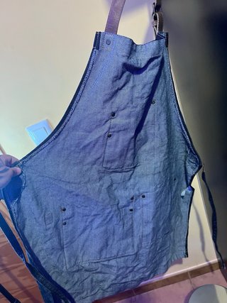 Delantal Profesional de Barbería Denim Vintage