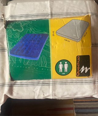 Colchón Hinchable Quechua 2 personas e hinchador