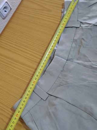 Pantalón Massimo Dutti Beige Verano Mujer