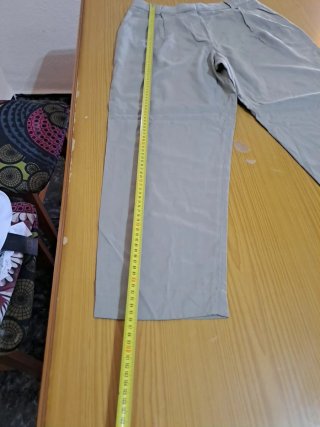 Pantalón Massimo Dutti Beige Verano Mujer