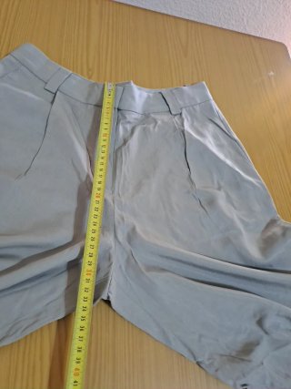 Pantalón Massimo Dutti Beige Verano Mujer