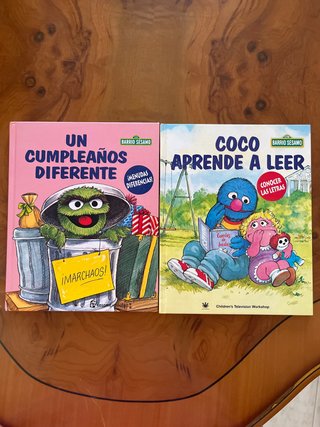 Libros tapa dura Barrio Sésamo