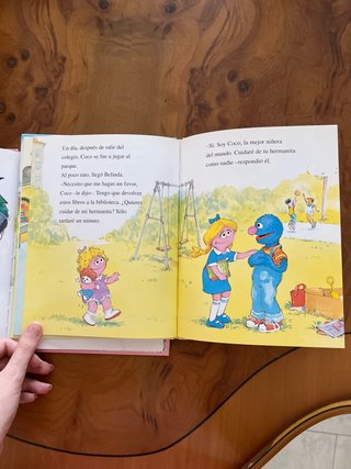 Libros tapa dura Barrio Sésamo