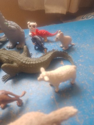 Juguetes animales plástico quince unidades