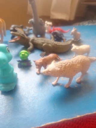 Juguetes animales plástico quince unidades