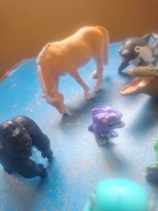 Juguetes animales plástico quince unidades