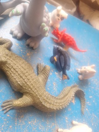 Juguetes animales plástico quince unidades