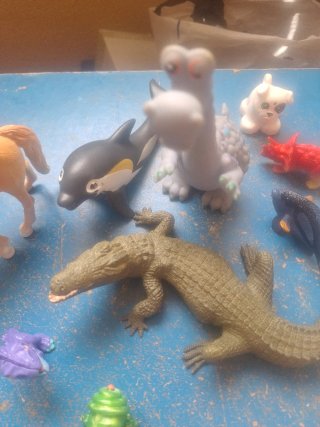 Juguetes animales plástico quince unidades
