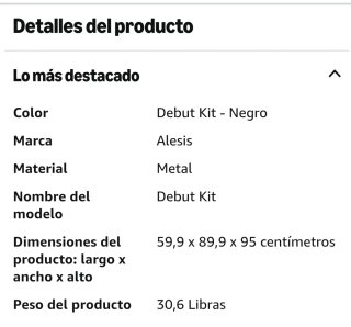 Batería Eléctrica Infantil Alesis