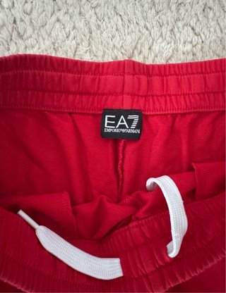 EA7 Emporio Armani Pantalón Corto Rojo Casual L