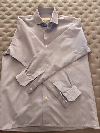 Camisa niño La Oca rayitas azul talla 10