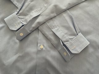 Camisa niño La Oca rayitas azul talla 10