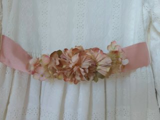 Traje de Comunión Blanco Encaje Flores