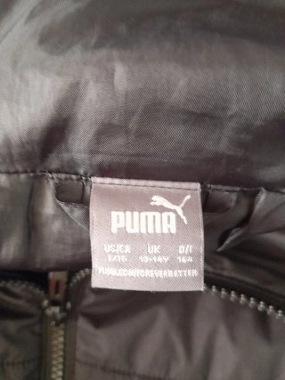 Cazadora Puma niño negra