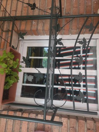 Estantería de jardín metálica
