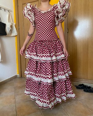 Traje Flamenca Vintage Lunares