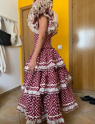 Traje Flamenca Vintage Lunares