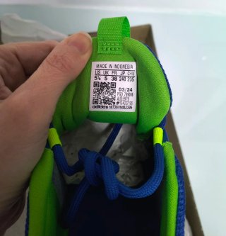 Zapatillas Adidas Racer TR23K Azul/Verde Talla 38