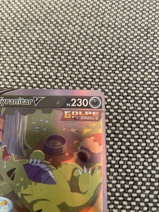 Carta Pokémon Tyranitar V 155/163 Rara