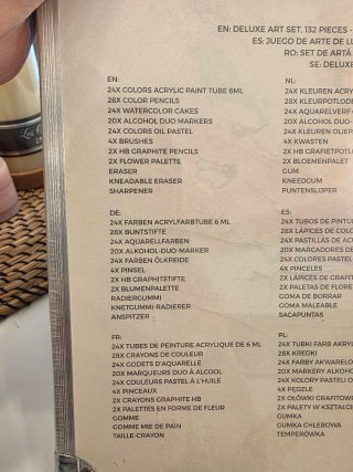 Valigetta Arte Nassau 132 Pezzi