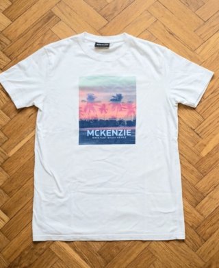 T-shirt uomo McKenzie stampa palme