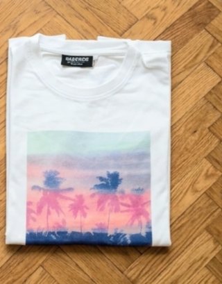T-shirt uomo McKenzie stampa palme