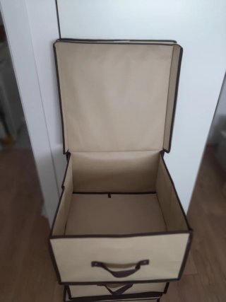 Caja de almacenaje de tela