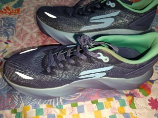 Zapatillas Skechers Aero Burst Mujer Azul/Verde